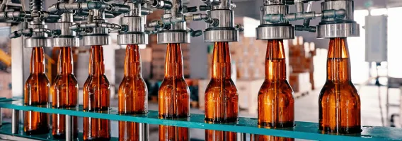 Módulo de envasado de cerveza artesanal en latas, botellas y barriles